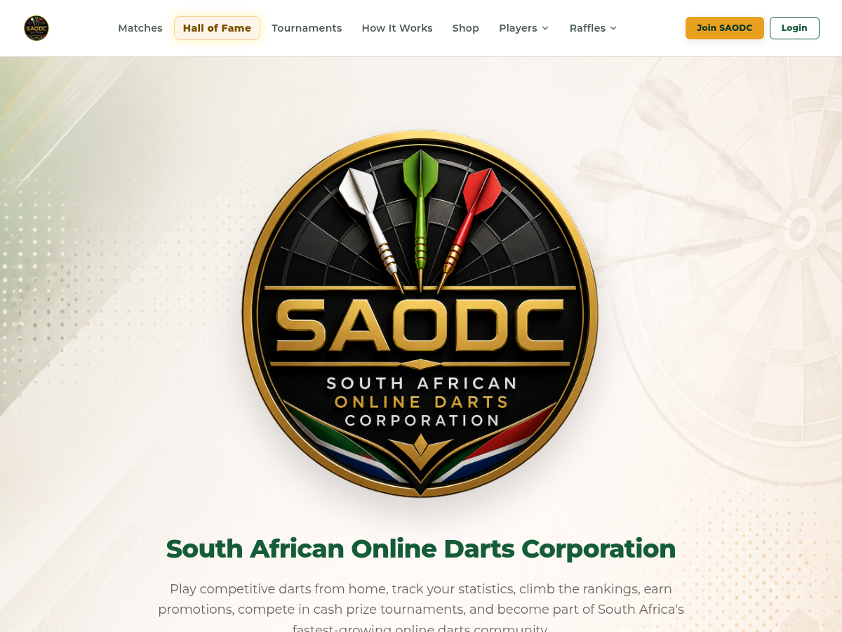 SAODC website designed by Aweh Digital